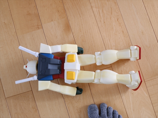 撮影ボックスガンダム裏